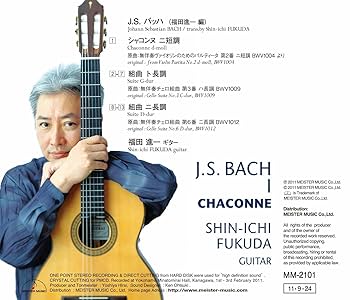 その他 Chaconne / Suites [CD] 福田進一 - Chaconne ~J.S. Bach Collection 1~ - Amazon.com Music